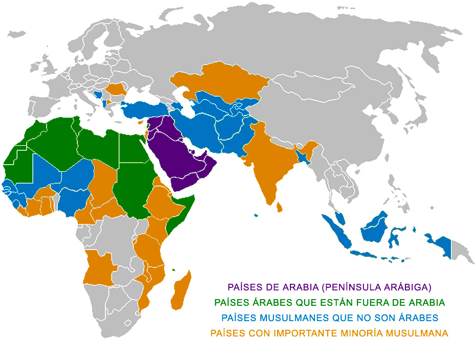 Países Musulmanes En La Actualidad - Una Breve Historia Del Islam ...